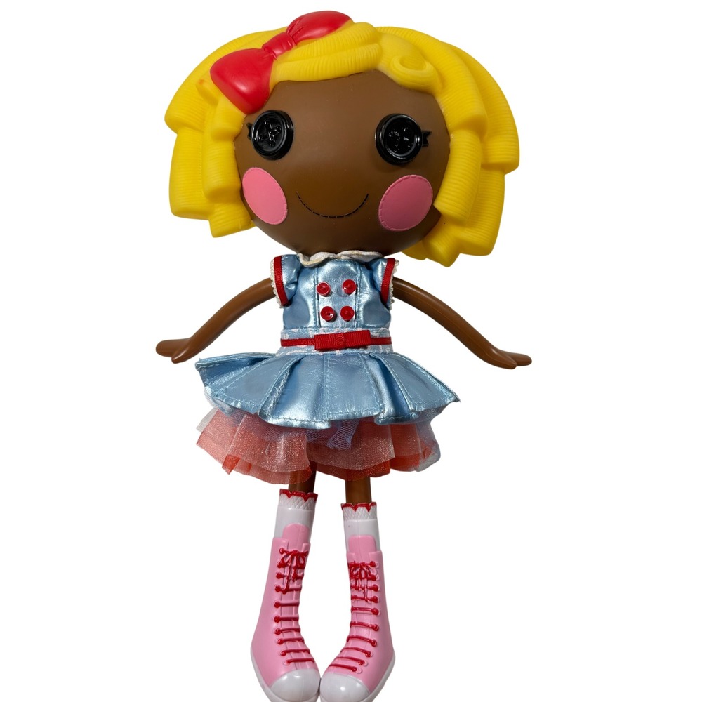MGA Lalaloopsy Doll 2009 Dot Starlight Yellow Hair Blue Dress Pink Boots Toy